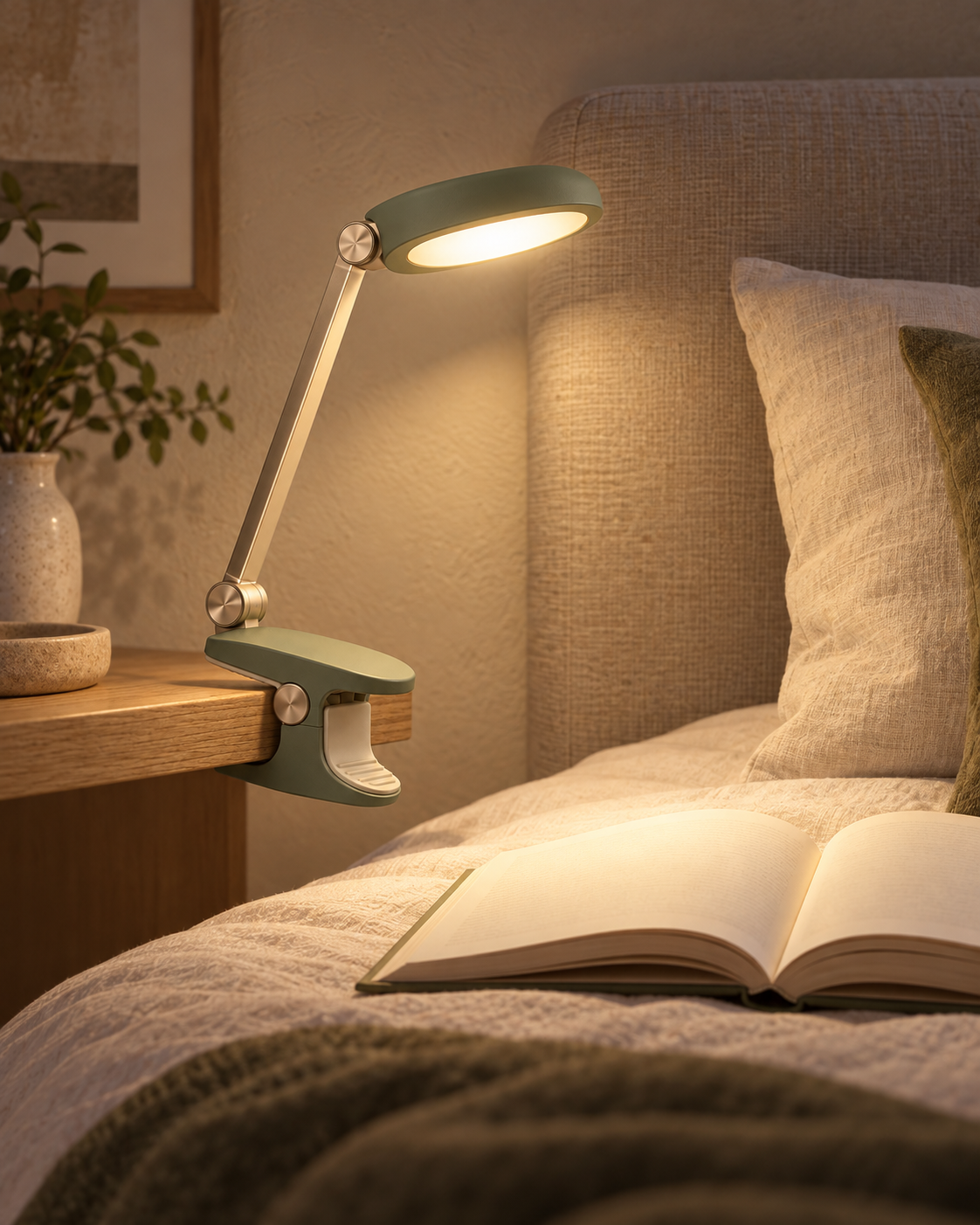 Nook Clip Rechargeable Clip-On Reading Lamp