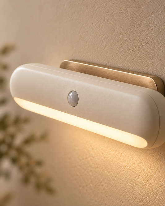 Dwellqeno Path Glow Magnetic Motion-Sensing Light｜Wireless Soft Illumination·Lights Up as You Approach