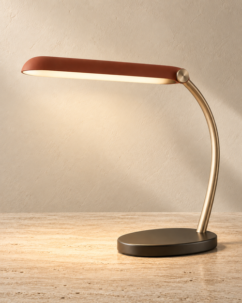 Nook Arc Wide-Beam Desktop Reading Lamp